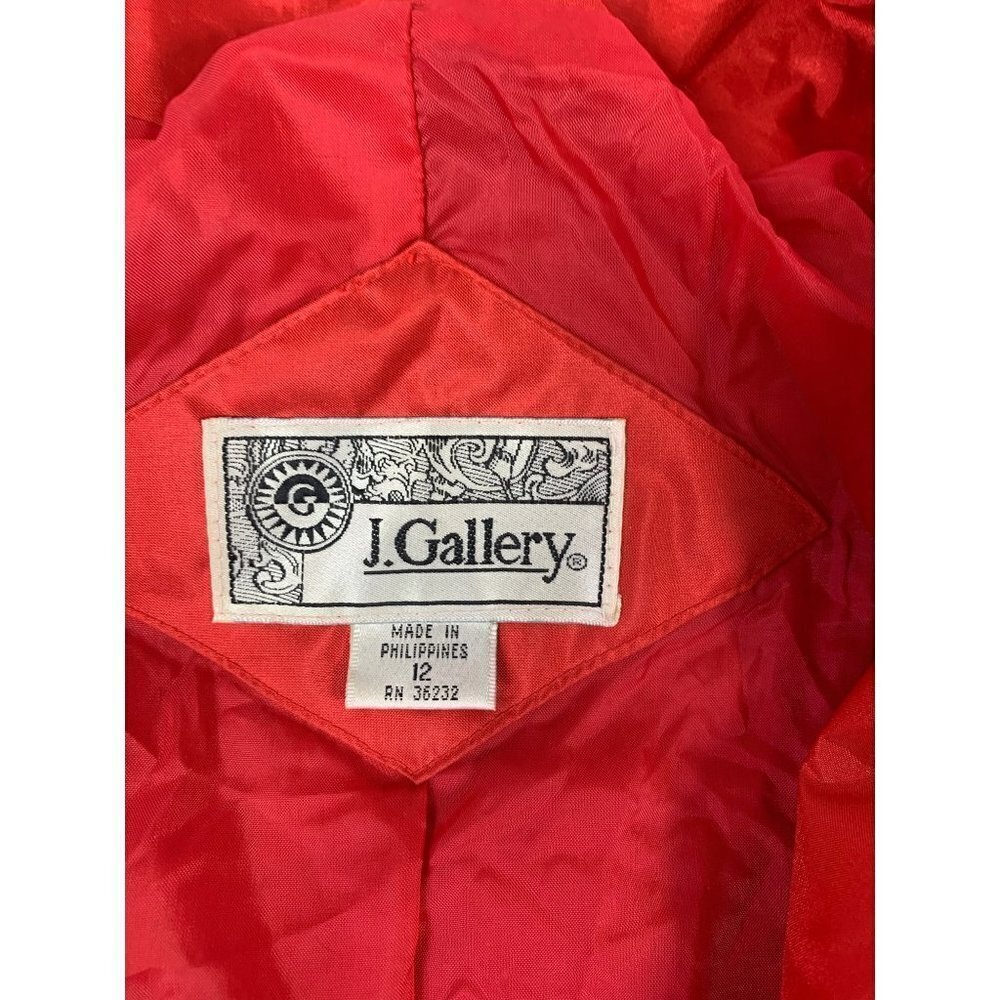 J. Gallery Women's Extra Long Rain Jacket - Picture 4 of 10